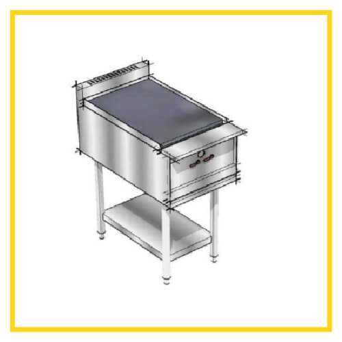Gas Griddle Table